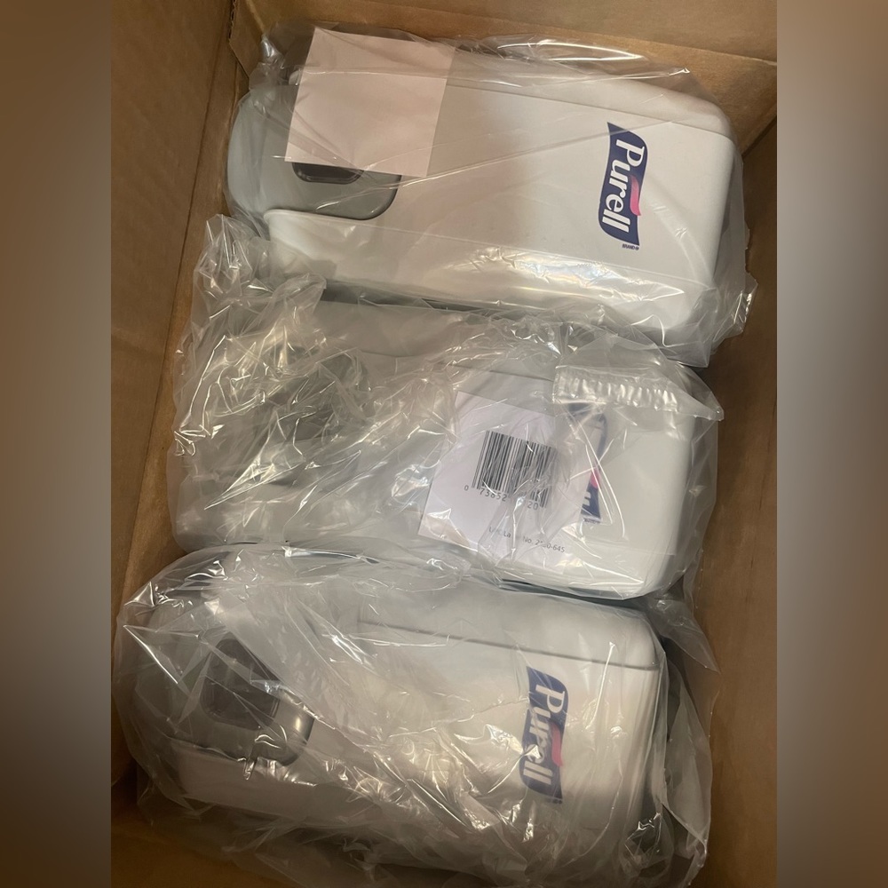 Box of 6 Hand Sanitizer Dispensers NEW